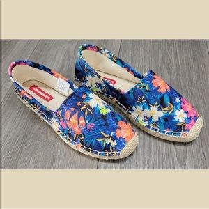 UnionBay Fannie-U Tropical Espadrille Loafers NEW
